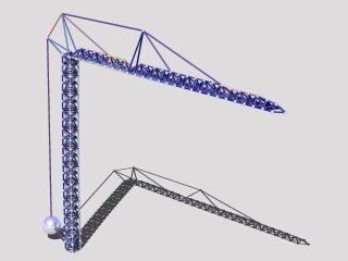 Animation 11: more complex crane model